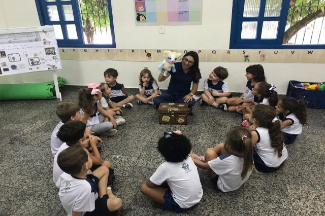 Aula de LIV (laboratório Inteligência de vida)