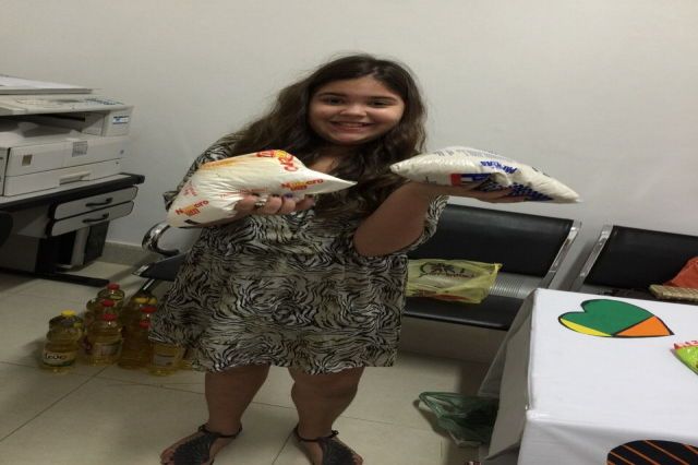 Campanha de arrecadação de alimentos
